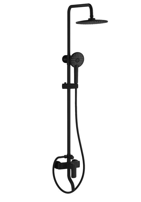 Душевая стойка Wonzon & Woghand WW-AE3354-MB, матовая черная Sancos — официальный сайт