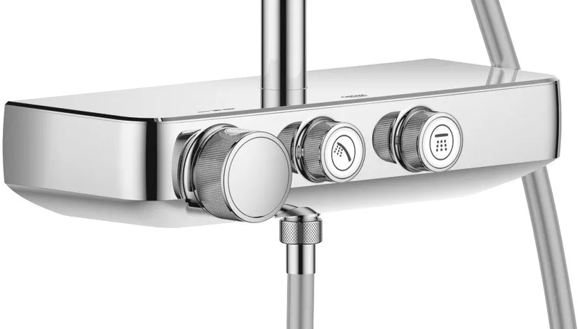 Душевая стойка Grohe Euphoria SmartControl 260 Mono 26509000, с термостатом Sancos — официальный сайт