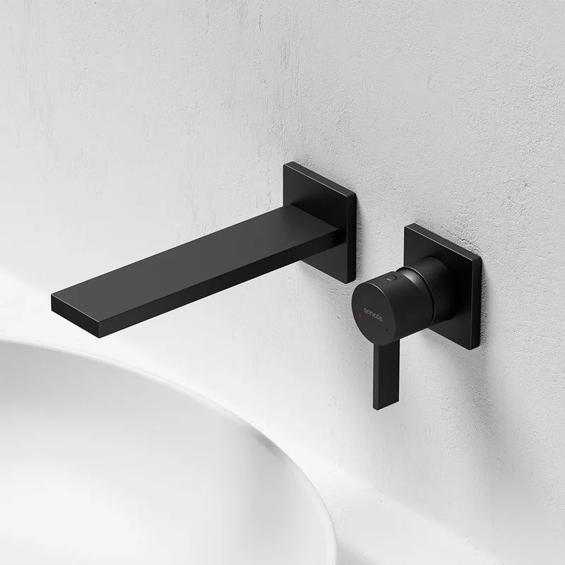 Смеситель для раковины Sancos Linn, черный матовый, SC9021MB Sancos — официальный сайт