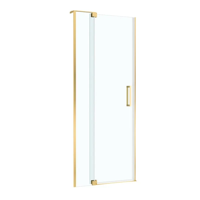Душевая дверь в нишу Cezares Slider SLIDER-B-1-70/80-C-BORO 80 см, профиль брашированное золото, сте Sancos — официальный сайт