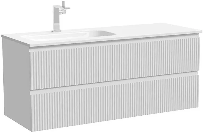 Тумба под раковину Sancos Snob R 120 подвесная Bianco (белый), SNR120LW Sancos — официальный сайт