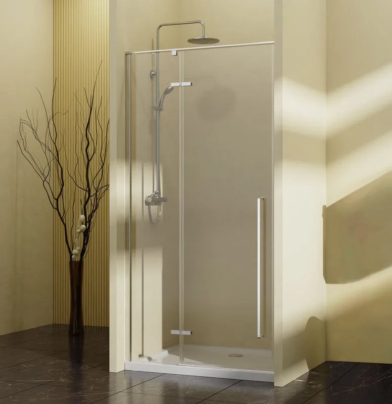 Душевая дверь в нишу Vincea Slim-N VDPH-5SN100CL 100 см, профиль хром, стекло прозрачное Sancos — официальный сайт
