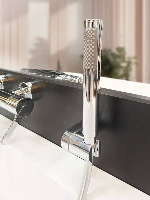 Смеситель для ванны с душем AltroBagno Unione 0220 Cr, хром Sancos — официальный сайт
