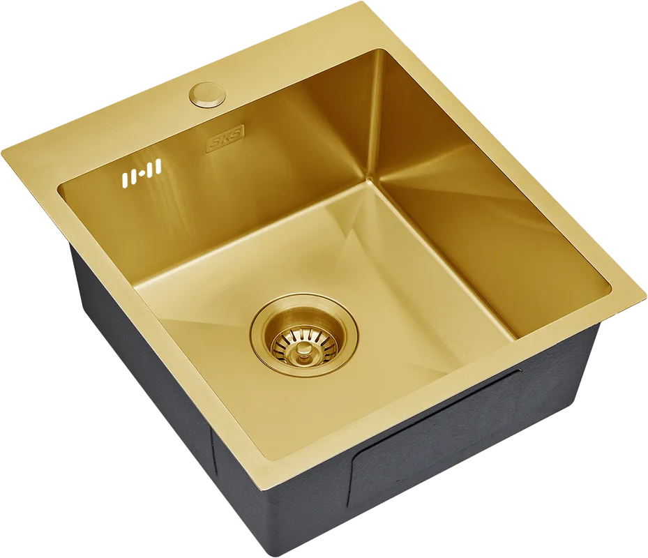 Мойка кухонная S.K.Sanitary SKS 4551 BRONZE с сифоном Sancos — официальный сайт