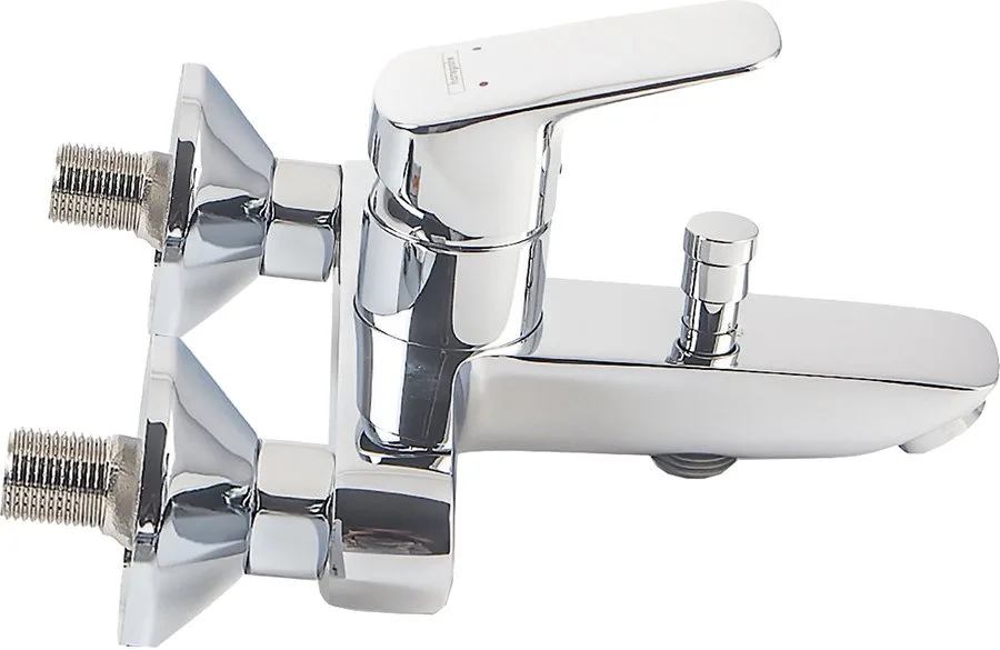 Смеситель для ванны с душем Hansgrohe Logis 71400000, + Душевой гарнитур Hansgrohe Crometta 100 Mult Sancos — официальный сайт