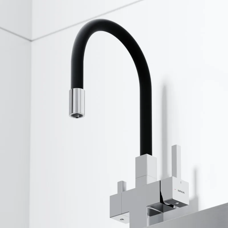 Смеситель для кухни Sancos Arno SC4005CH с гибким изливом, хром Sancos — официальный сайт