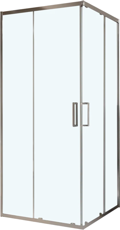 Душевой уголок BelBagno Luce A-2-100-C-Cr 100x100, профиль хром, стекло прозрачное Sancos — официальный сайт