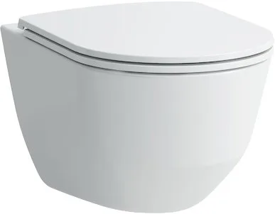 Крышка-сиденье Laufen Pro 8.9896.6.000.000.1 с микролифтом, петли хром Sancos — Оригинал