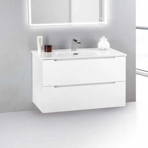 Тумба под раковину без столешницы BelBagno Etna 39 70 bianco lucido Sancos — официальный сайт