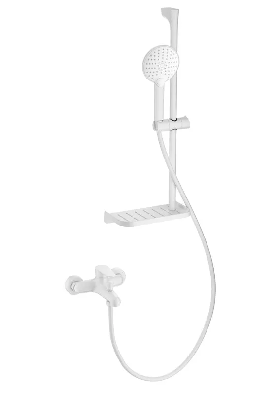 Смеситель для ванны с душем Wonzon & Woghand WW-AE3201-MW, матовый белый Sancos — официальный сайт