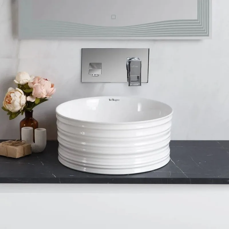 Накладная раковина BelBagno BB1420 накладная Sancos — официальный сайт