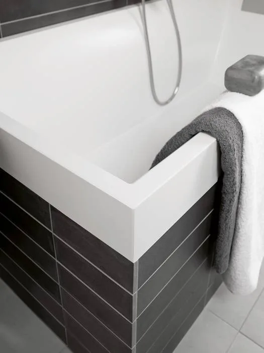 Акриловая ванна Villeroy & Boch Squaro UBQ170SQR2V-01 170x75 см, встраиваемая, цвет альпийский белый Sancos — официальный сайт