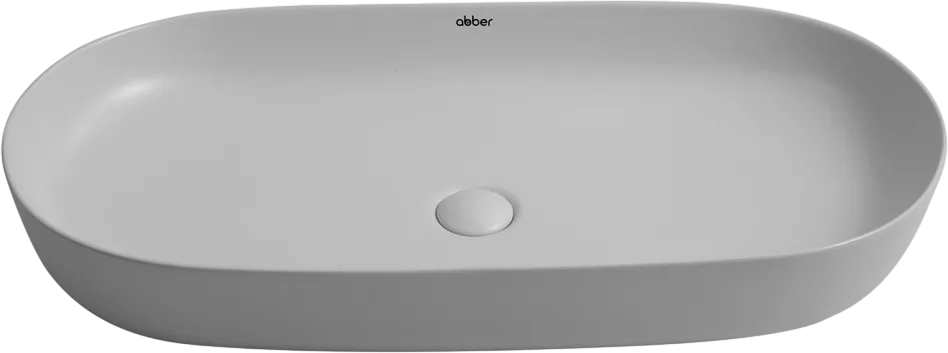 Накладная раковина Abber Bequem AC2110MLG матовая светло-серая Sancos — официальный сайт