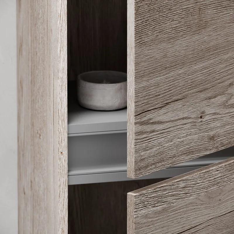 Шкаф-пенал для ванной Sancos Urban 35 см дуб галифакс натуральный Sancos — официальный сайт