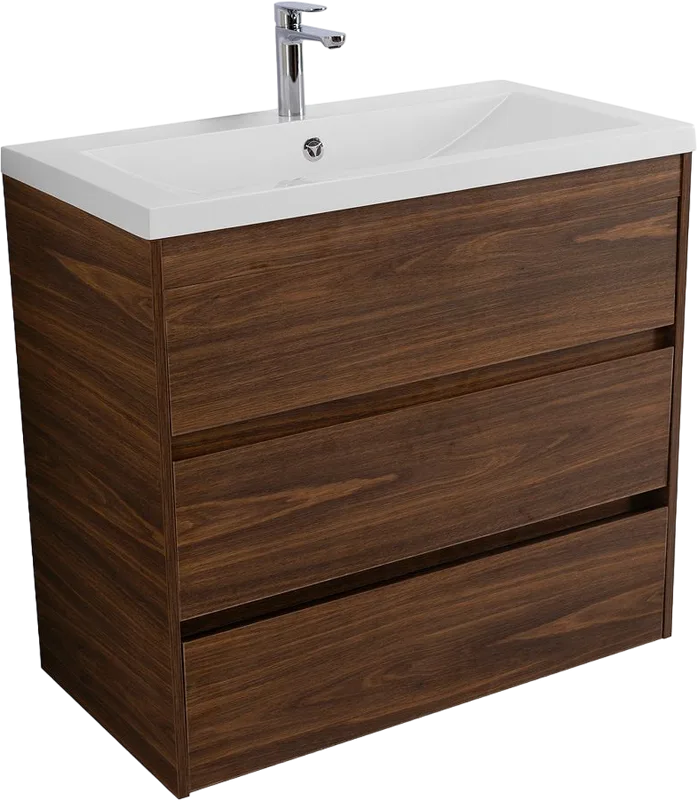 Тумба под раковину без столешницы Art&Max Family-M 90 напольная, bourbon oak Sancos — официальный сайт