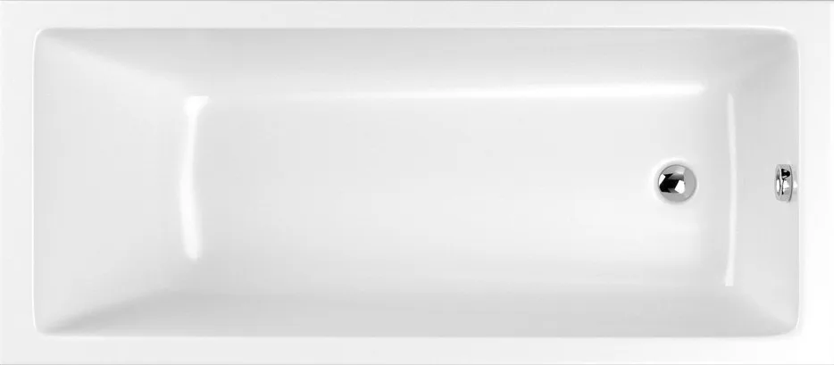 Акриловая ванна WHITECROSS Wave 140x70 см, пристенная, белая Sancos — официальный сайт