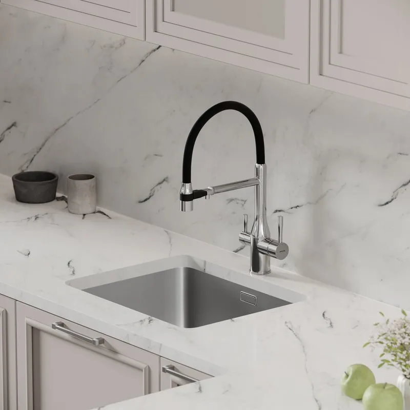 Смеситель для кухни Sancos Garda SC4009CH с гибким изливом, хром Sancos — официальный сайт