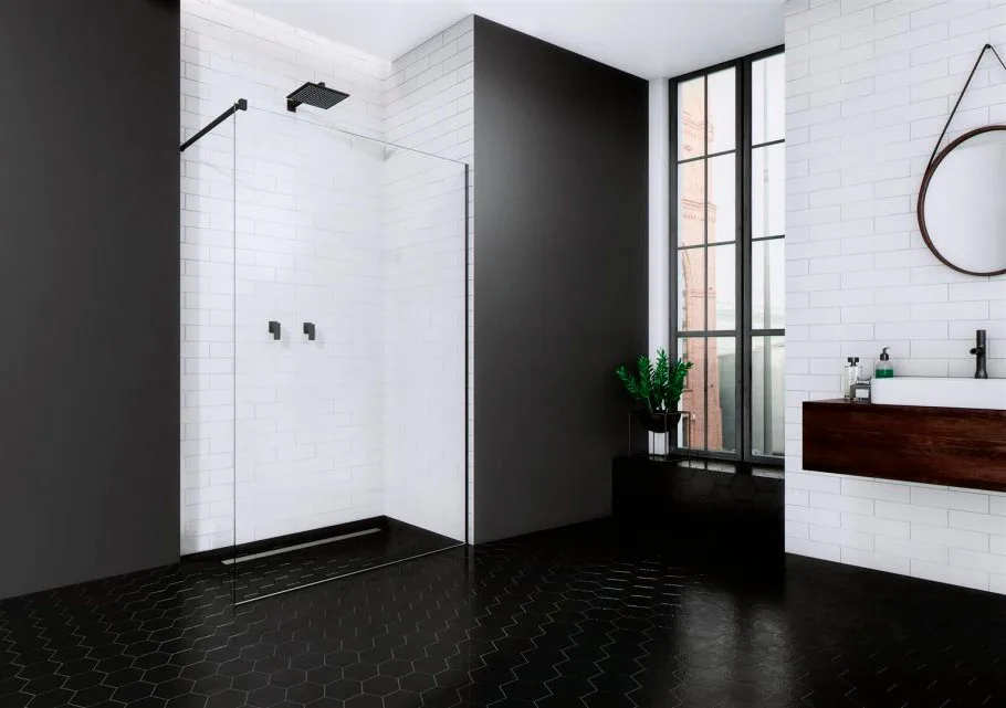 Душевая перегородка Radaway Modo New Black II 110 Sancos — официальный сайт