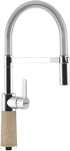 Смеситель для кухни Schock Cristalite SC-550 с гибким изливом, саббиа Sancos — официальный сайт