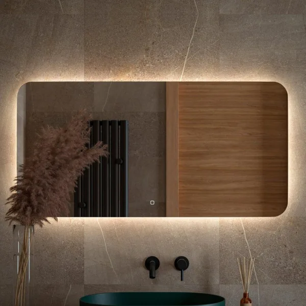 Зеркало Defesto Opti DF 2808SH 120х60 с LED-подсветкой, 4500К, сенсорный выключатель