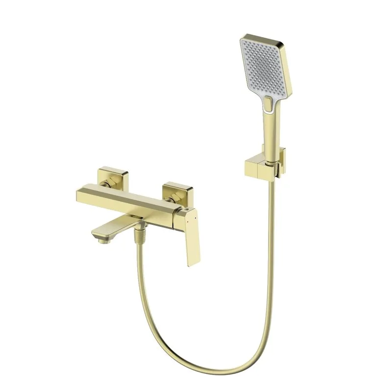 Смеситель для ванны с душем Wonzon & Woghand WW-88639011-BG, брашированное золото Sancos — официальный сайт