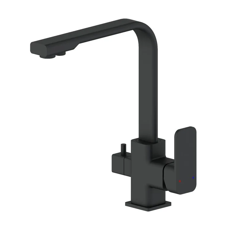 Смеситель для кухни Wonzon & Woghand WW-88458004-MB матовый черный Sancos — официальный сайт