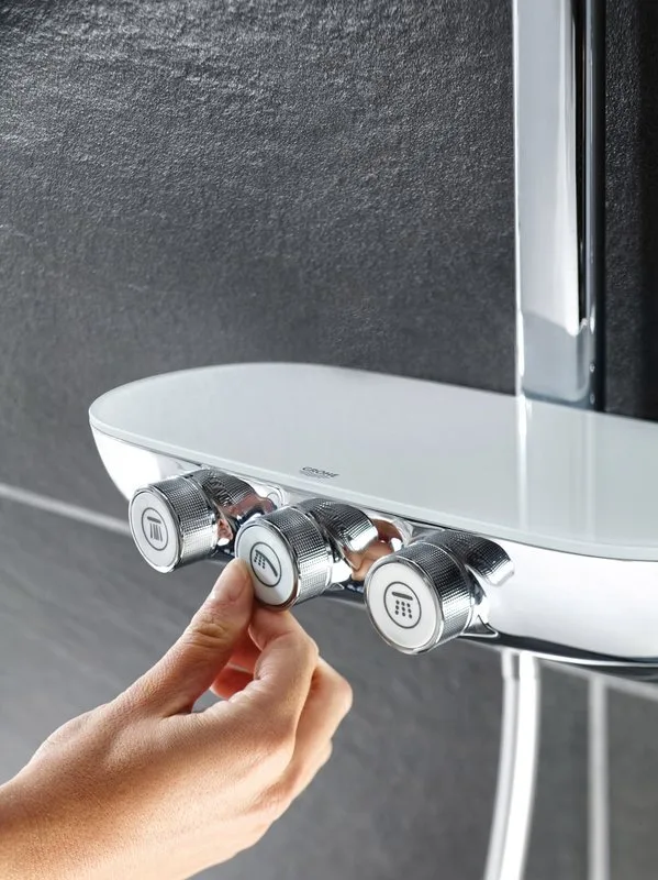 Душевая стойка Grohe Rainshower SmartControl Duo 26250000 Sancos — официальный сайт