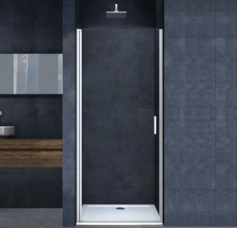 Душевая дверь в нишу Vincea Alpha VDP-3AL100CL 100x195, профиль хром Sancos — официальный сайт