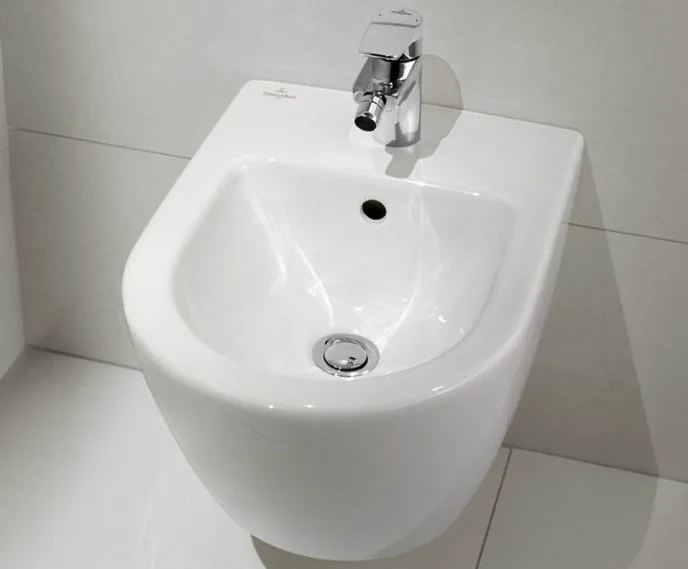Биде подвесное Villeroy & Boch Subway 2.0 5400 00 01 alpin Sancos — официальный сайт