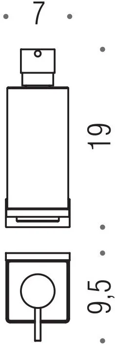 Дозатор Colombo Design Look B9316.BM Sancos — официальный сайт