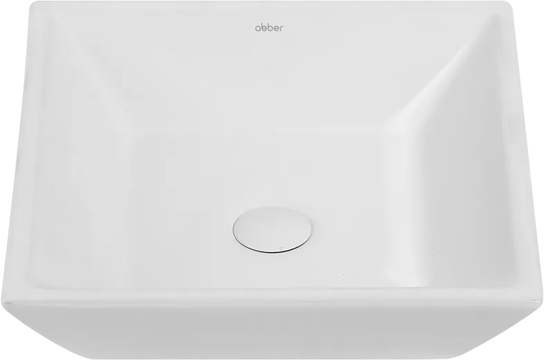 Накладная раковина Abber Rechteck AC2214 белая Sancos — официальный сайт