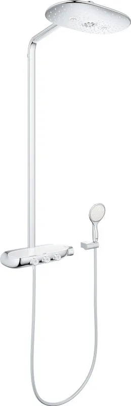 Душевая стойка Grohe Rainshower System SmartControl Duo 360 26250LS0, белая луна Sancos — официальный сайт