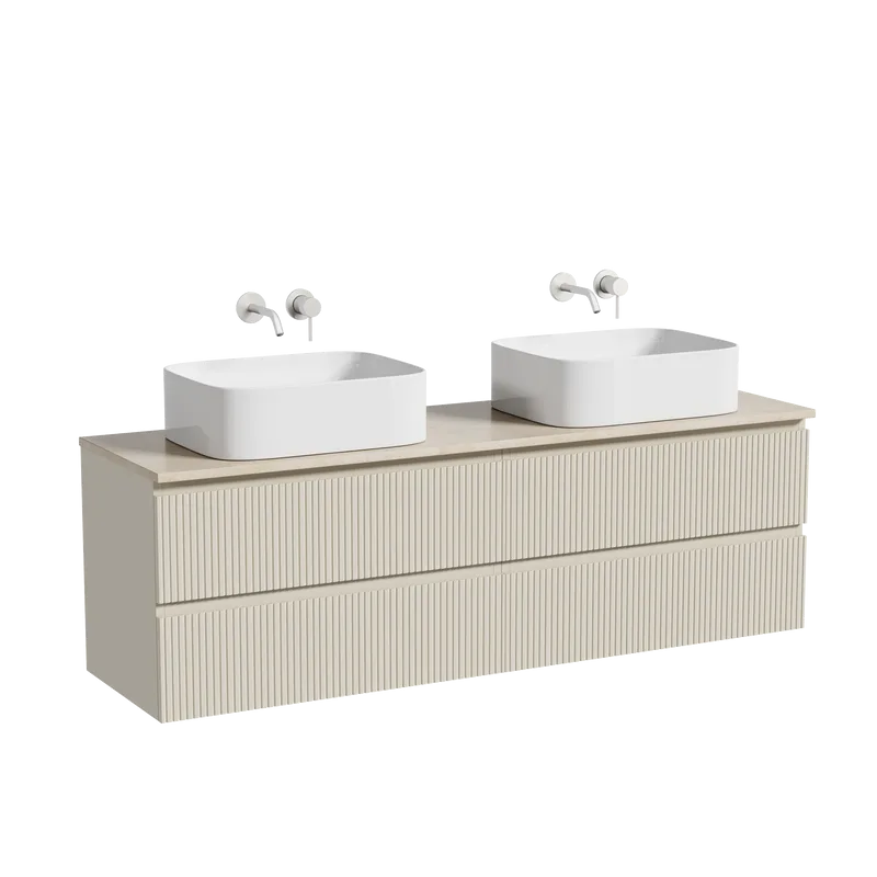 Тумба с раковиной Sancos Snob T 160 beige soft, столешница бежевая TT160A2, раковина CN6052 Sancos — официальный сайт