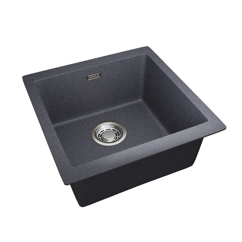Мойка кухонная Emar Quartz EMQ-1455.P, морион Sancos — официальный сайт