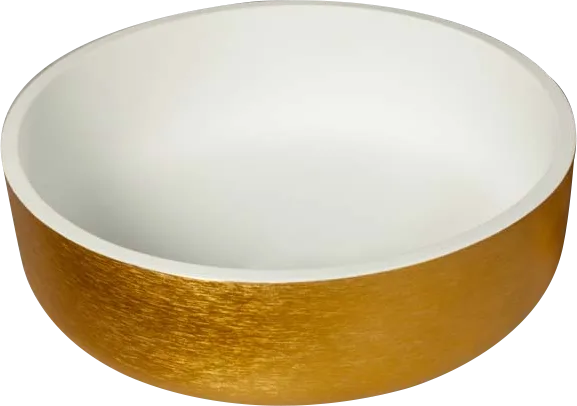 Накладная раковина Armadi Art NeoArt corian, золотая Sancos — официальный сайт