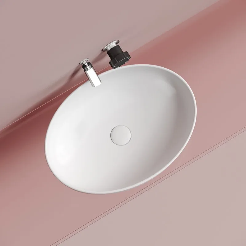 Накладная раковина Ceramicanova Element CN6056MW белая матовая Sancos — официальный сайт