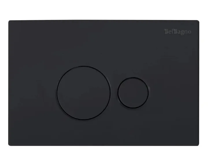 Кнопка смыва BelBagno BB084NERO черная матовая Sancos — официальный сайт