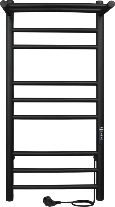 Полотенцесушитель электрический Indigo Line Trinity LСLTE70-30PBRRt с полкой, черный муар Sancos — официальный сайт