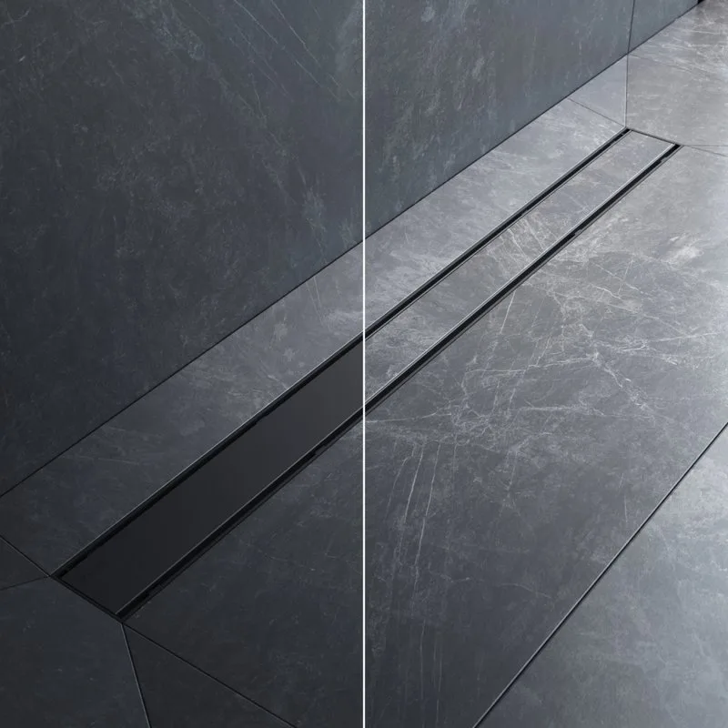 Душевой трап (лоток) AM.PM PrimeFlow Tile 90 см, черный матовый Sancos — официальный сайт