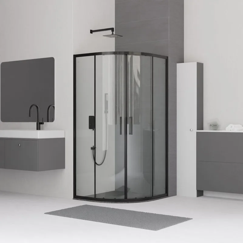 Душевой уголок RGW Classic CL-53-B 800x800x1850 профиль черный Sancos — официальный сайт