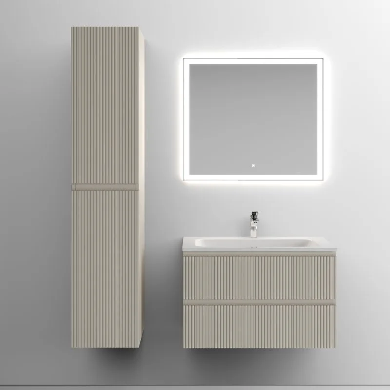 Тумба с раковиной Sancos Snob T 80 см, beige soft Sancos — официальный сайт