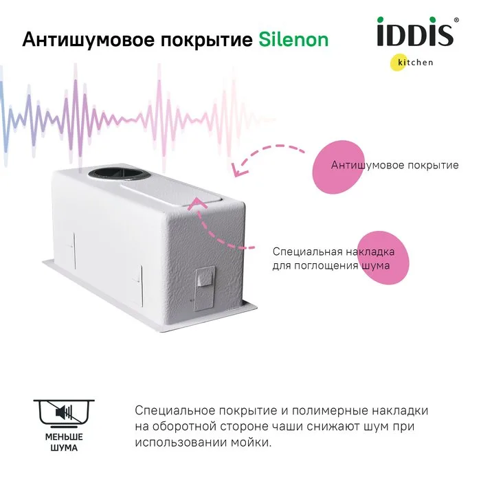 Дополнительная мойка IDDIS Edifice EDI21S0i77 Sancos — официальный сайт