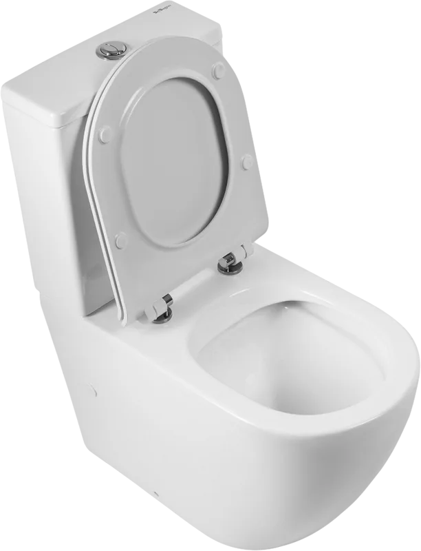 Унитаз-компакт напольный BelBagno Sfera-r BB2141CPR BB2141CPR с микролифтом, безободковый, глянцевый Sancos — официальный сайт