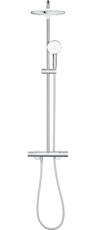 Душевая стойка Grohe Tempesta 26670001, с термостатом, хром Sancos — официальный сайт