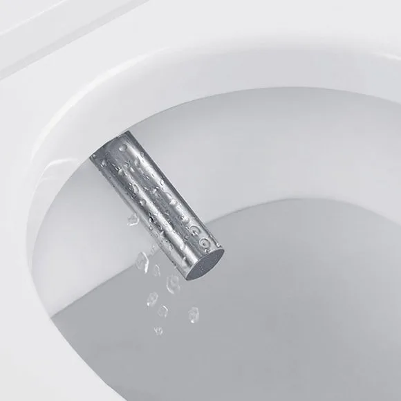 Крышка-сиденье Villeroy & Boch Viclean V02E L401 с микролифтом, петли хром, функция биде Sancos — официальный сайт