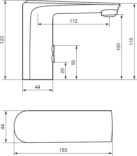 Смеситель для раковины Damixa Jupiter 770290300 сенсорный, черный Sancos — официальный сайт
