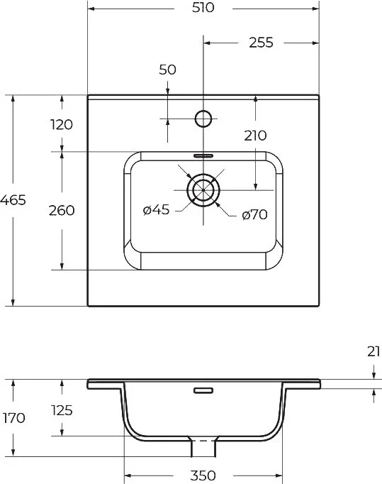 Мебельная раковина BelBagno BB500ETL Sancos — официальный сайт