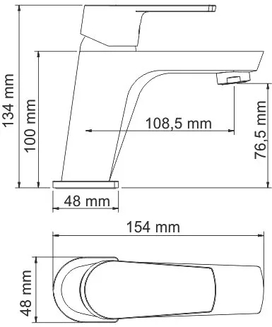 Смеситель для раковины Wasserkraft Dill 6103 Sancos — официальный сайт