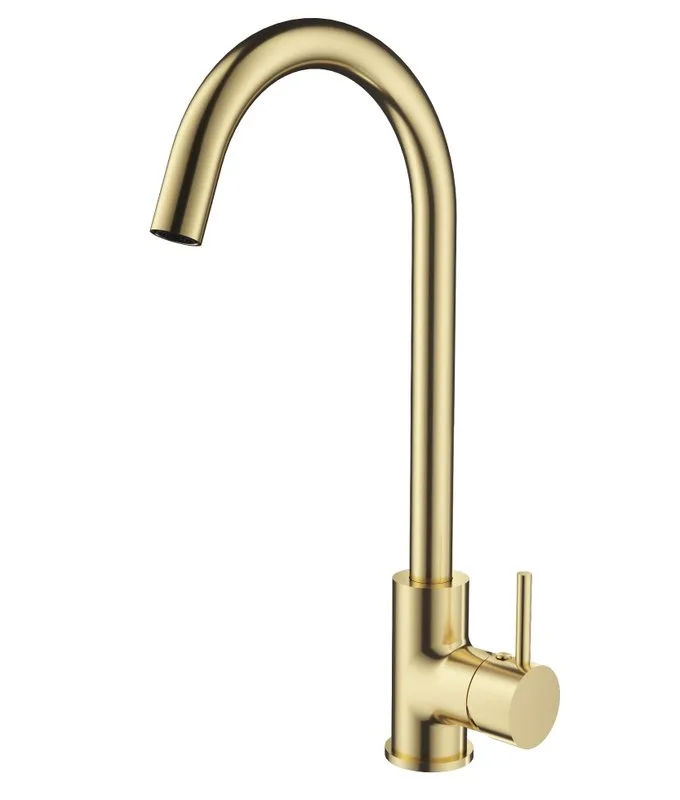 Смеситель для кухни Wonzon & Woghand WW-A21102-BG брашированное золото Sancos — официальный сайт