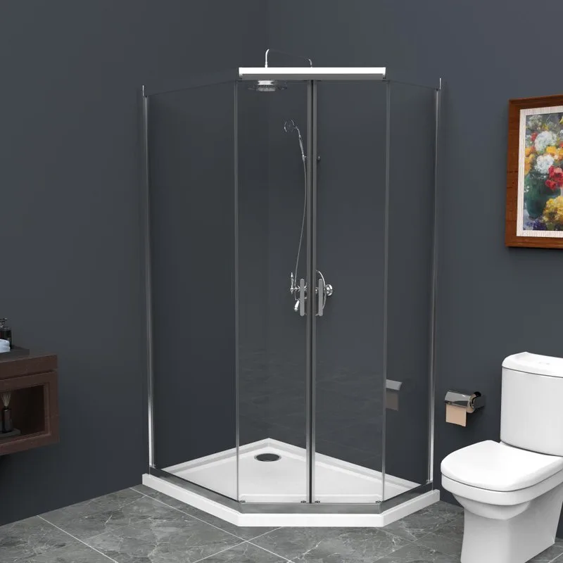Душевой уголок BelBagno Uno 195 PH 2 120/90  C Cr стекло прозрачное Sancos — официальный сайт